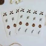 Be Nice vánoční samolepky V Jehličí