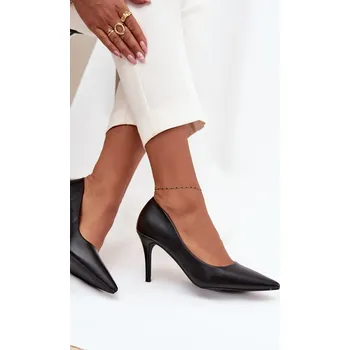 Dámské lodičky Dámské lodičky z eko kůže Sivana Barva: Černá, Velikost: 38