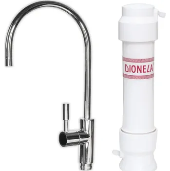 vodní filtr Aqua Aurea Dionela FTK3 PKL + přepínač P7ak – kompletní set s externím kohoutkem Barva: Matné provedení