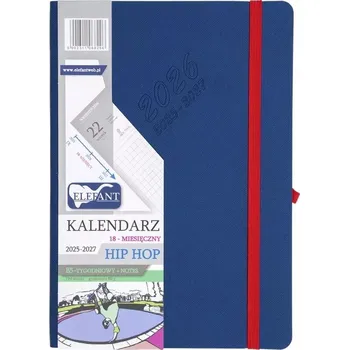 Kalendář Knižkový kalendář 2026 B5 Elefant modrý