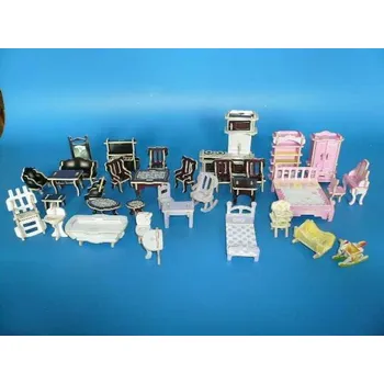 3D puzzle Woodcraft construction kit | Woodcraft Dřevěné 3D puzzle barevný nábytek