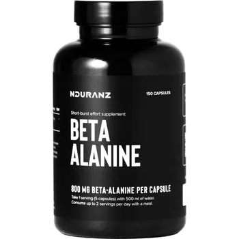 Aminokyselina BETA ALANIN NDURANZ 150 kapslí 800mg beta alaninu v kapslích