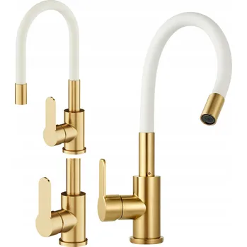 Vodovodní baterie Kuchyňská stojánková baterie Granitan GRADO zlatá