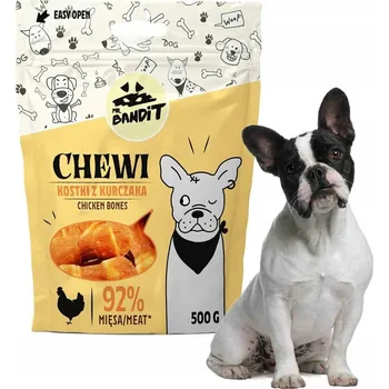 Pamlsek pro psa Pamlsky Mr. Bandit Žvýkací Kostky s Kuřecím Masem 500g