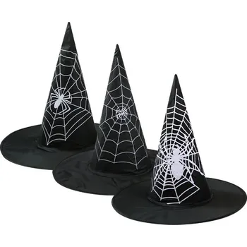 Hračka pro nejmenší Majjam Klobouk čarodějnický bílý potisk mix