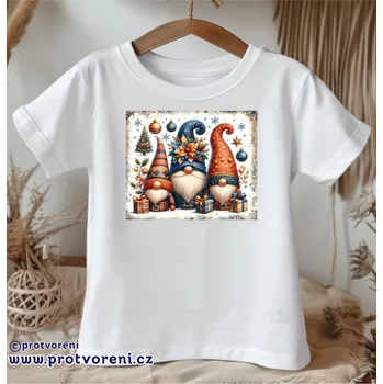 Dámské tričko Trička s potiskem Tričko s potiskem, VÁNOČNÍ SKŘÍTCI 1, 1 ks zvolte VELIKOST textilu ZDE:: XL- velikost typ Beagle