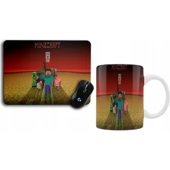 SADA HRNEK A PODLOŽKA POD MYŠ MINECRAFT - TIP NA DÁREK - RŮZNÉ VZORY