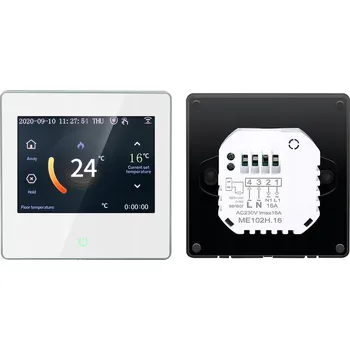 Termostat WiFi termostat, regulátor teploty Elektrické podlahové vytápění 16A