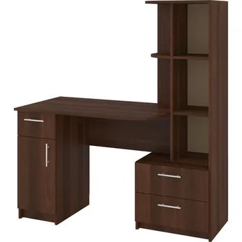 Psací stůl Psací stůl FAVORIT Barva: ořech - tmavý