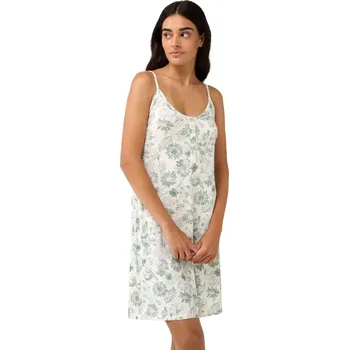 Dámská noční košile Letní noční košile Vamp s knoflíkovou légou 22086 blue matcha velikost M