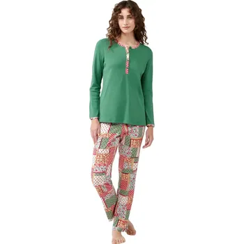 Dámské pyžamo Dámské bavlněné pyžamo Vamp 21370 velikost XL