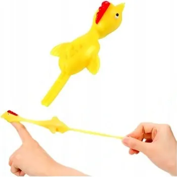 Hračka pro nejmenší Prak hračka kuře katapult hra slepice Velikonoce HRAČKY