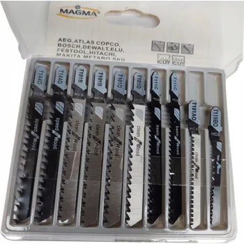 Vrták Pilové listy do přímočaré pily sada 10 kusů