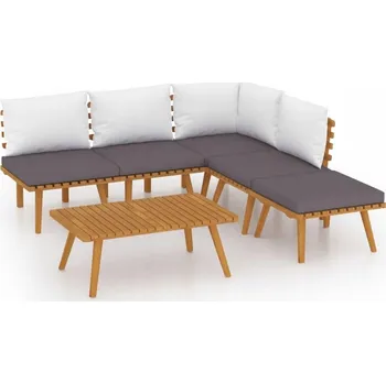 Zahradní nábytek z dřeva VidaXL, hnědý, 6 ks