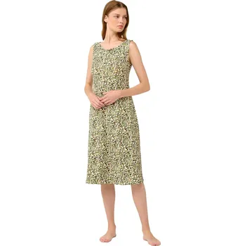 Dámská noční košile Letní noční košile na ramínka Vamp 22036 green ivy velikost M