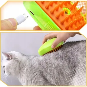 Kosmetika pro psa PARNÍ KARTÁČ PRO KOČKY A ZVÍŘATA ELEKTRICKÝ PRO PÉČI O SRST