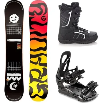 Snowboard Gravity Empatic 24/25 snowboard + Raven S230 Black vázání + Raven Target obuv 160 cm + vázání S/M (EU 37-42) + DÁREK + Doprava ZDARMA