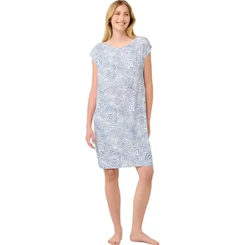 Dámská noční košile Letní noční košile Vamp se vzorem zebry 22016 blue serene velikost XL