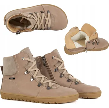 Dámská zimní obuv Dámské barefoot boty Madison zimní kožené zateplené merino vlnou 36