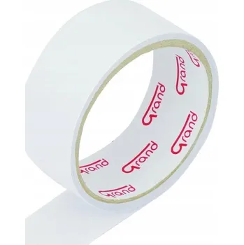 Lepicí páska OBOUSTRANNÁ LEPICÍ PÁSKA Bílá 38mm x 5m SADA 8 Kusů Grand Kancelářská Páska
