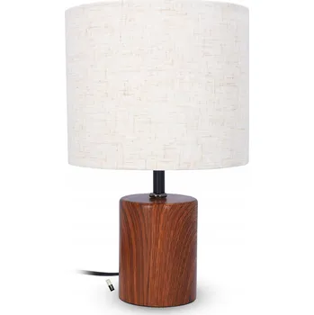 Lampička Stolní lampa Cadro Noční lampa 29 cm béžová, hnědá 40 W