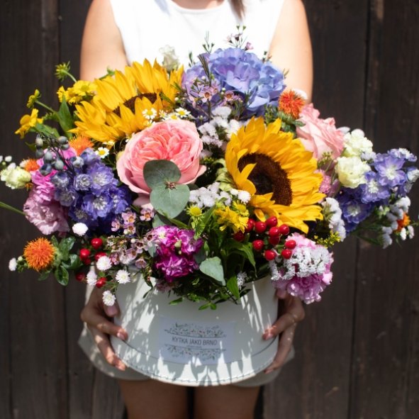 Barevný flower box (vícebarevný) Základní