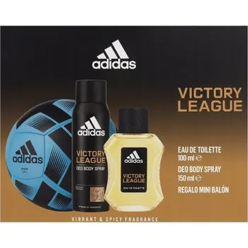 Adidas SET Victory League EDT sprej + DEO sprej + Miniball 100 ml
