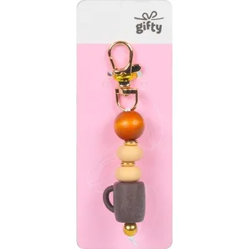 Gifty - silikonový přívesek KÁVA