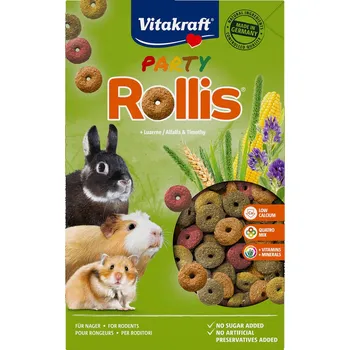 Krmivo pro hlodavce 2x500g Vitakraft Rollis Party