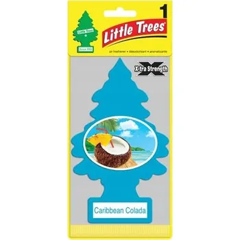 Vůně do auta Little Trees vonné stromečky CARIBBEAN COLADA x2