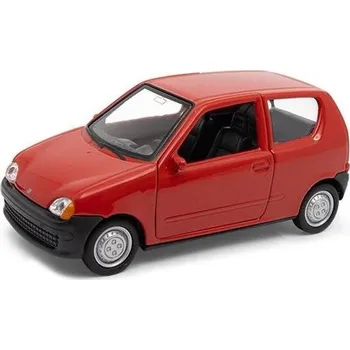 autíčko Welly Fiat Seicento 1:34 červený
