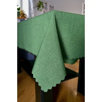 Prostěradlo Obrus ODOLNÝ SKVRNÁM 130x160 cm - oboustranný - zelená barva