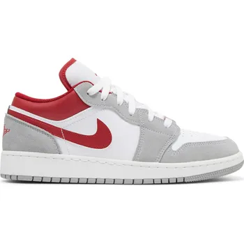 Dámská móda Air Jordan 1 Low SE GS 'Light Smoke Grey Gym Red' Velikost: 38.5