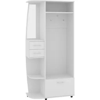 Předsíňová stěna Předsíňová stěna BRIGANTINA Barva: bílá