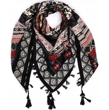 Šátek Jedinečný šátek folk boho aztécký (vícebarevný)