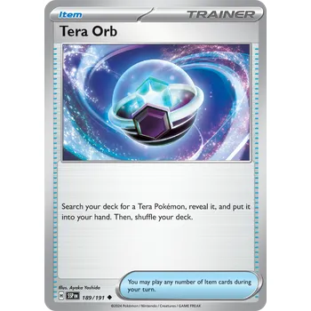 Karetní hra Tera Orb 189/191 - Surging Sparks Typ karty: Reverse Holo