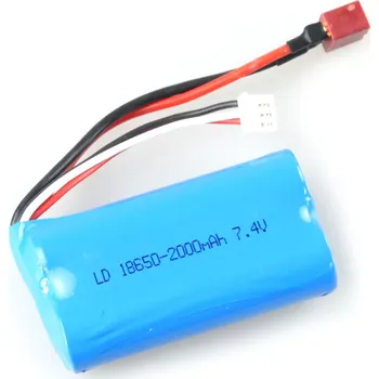 Amewi Aku Li-Ion 7,4V / 2000 mAh, 2 články, T-plug + servisní kabel pro modely Aut