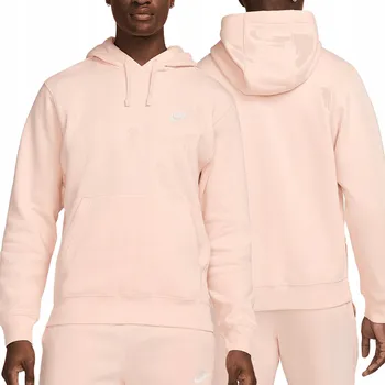 Pánská mikina Nike pánská mikina lososová klokanka klasická hoodie kapuce BV2654-664 XS