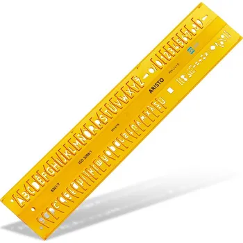 Šablona ARISTO písmenová ISO 7mm