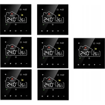 Termostat Digitální WIFI LCD termostat pro vodní podlahové vytápění/bojler 7ks