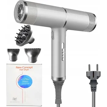 Fén VÝKONNÝ IONIZAČNÍ FÉN NA VLASY 1000W + 3 NÁSTAVCE
