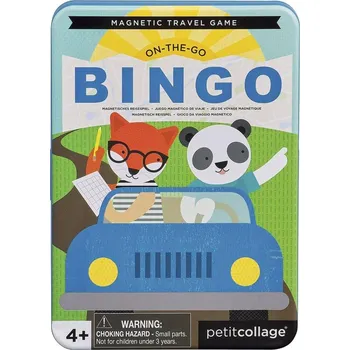Petit Collage Magnetická hra Bingo - poškozená kovová krabička