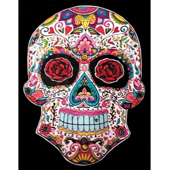 RC model ostatní Colorvelvet Sametový obrázek Lebka 21x29,7cm