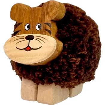 Dřevěná hračka 2Kids Toys Dřevěná figurka XL pompon Tygr
