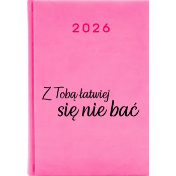 Kalendář Knižkový kalendář 2026 A5 FunnyCase růžový