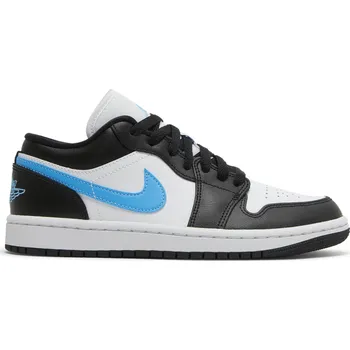 Dámská móda Wmns Air Jordan 1 Low 'Black University Blue' Velikost: 37.5