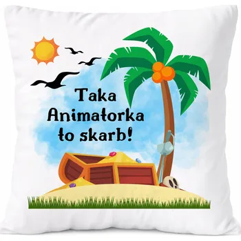 Obraz Bílý Polštář s potiskem fotografie PoliDraw pro analytika jako Dárek