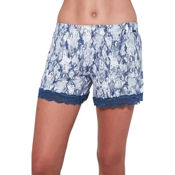 Dámská móda Dámské kraťasy s potiskem 20803 světle modrá velikost S