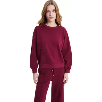 Dámská mikina Vamp - Hladká mikina s dlouhým rukávem 19377 velikost M