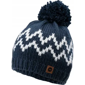 Čepice Hi-Tec zimní čepice beanie modrá, univerzální velikost